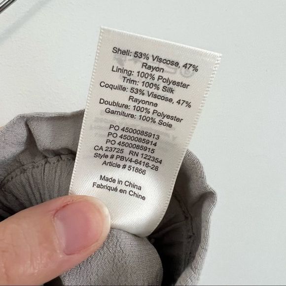 Aritzia Wilfred Montrouge Shorts Light Grey Pull On Paperbag  Shorts - Picture 14 of 14